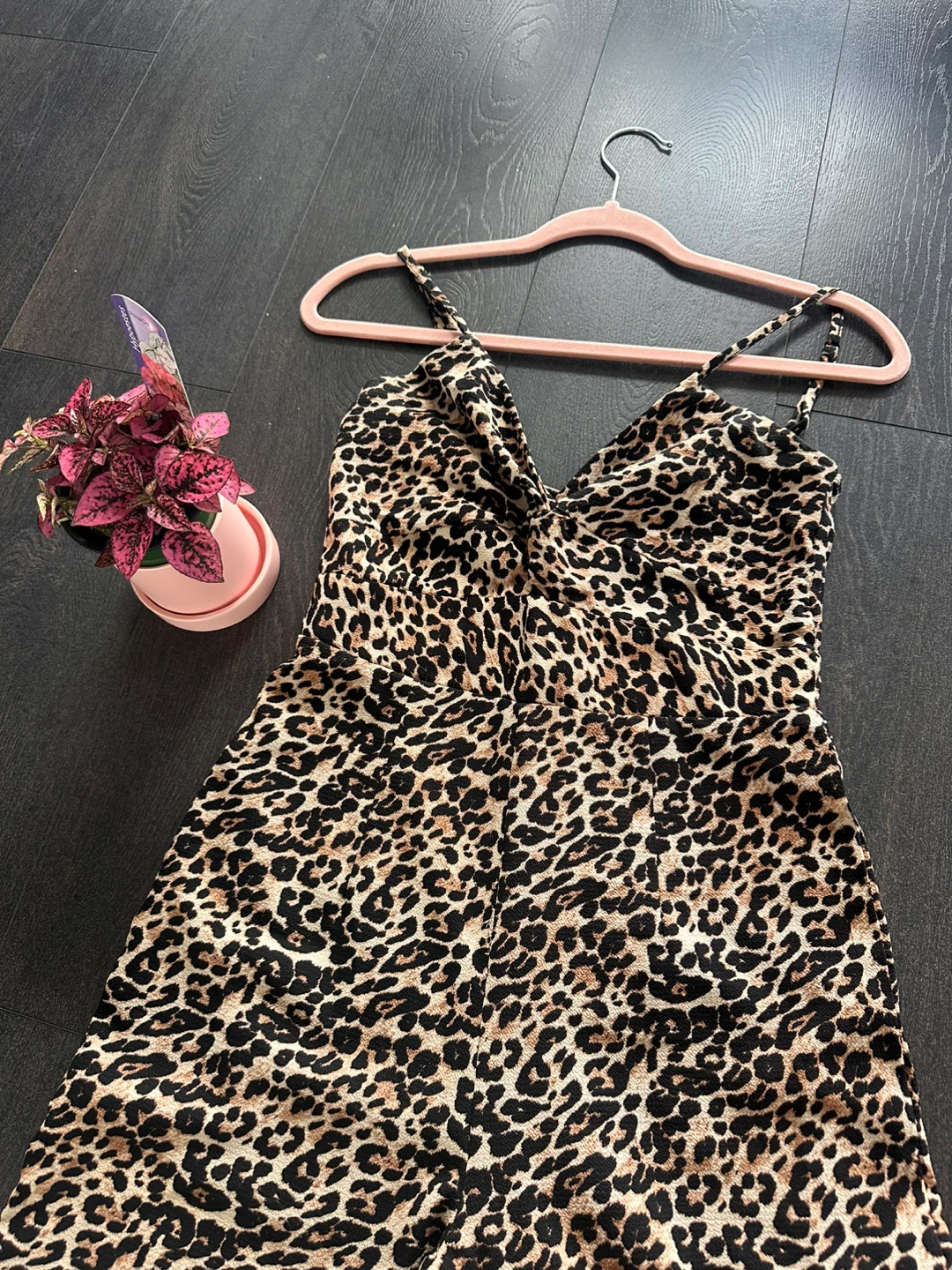 Leopard Print Wide Leg Jumpsuit - photo 2