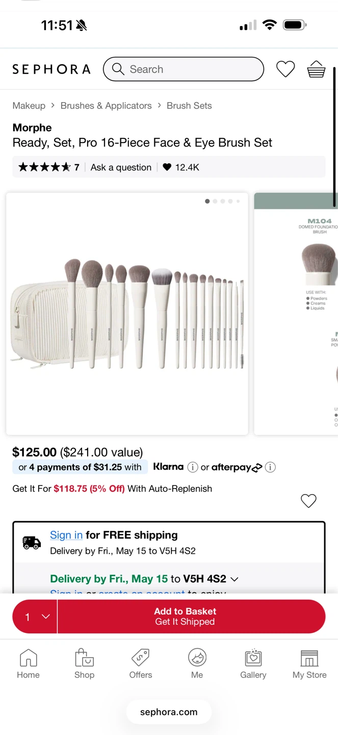 Morphe 16-Piece Ready, Set, Pro Face & Eye Brush Set - photo 2