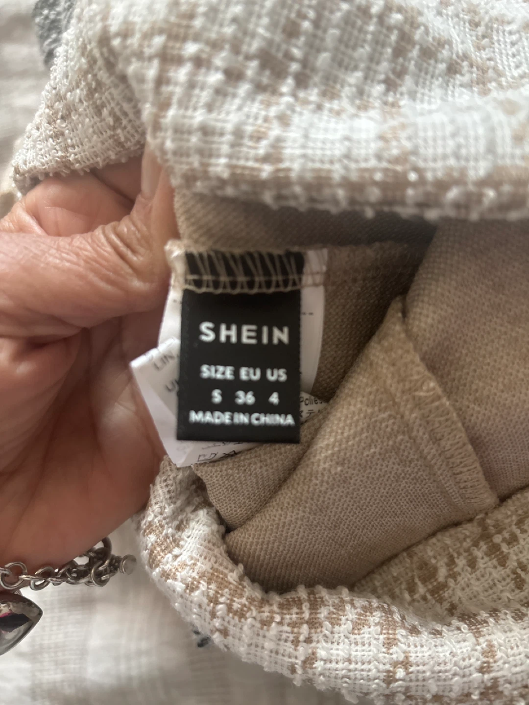 SHEIN Women's Sleeveless Tweed Dress Size US 4 - photo 3