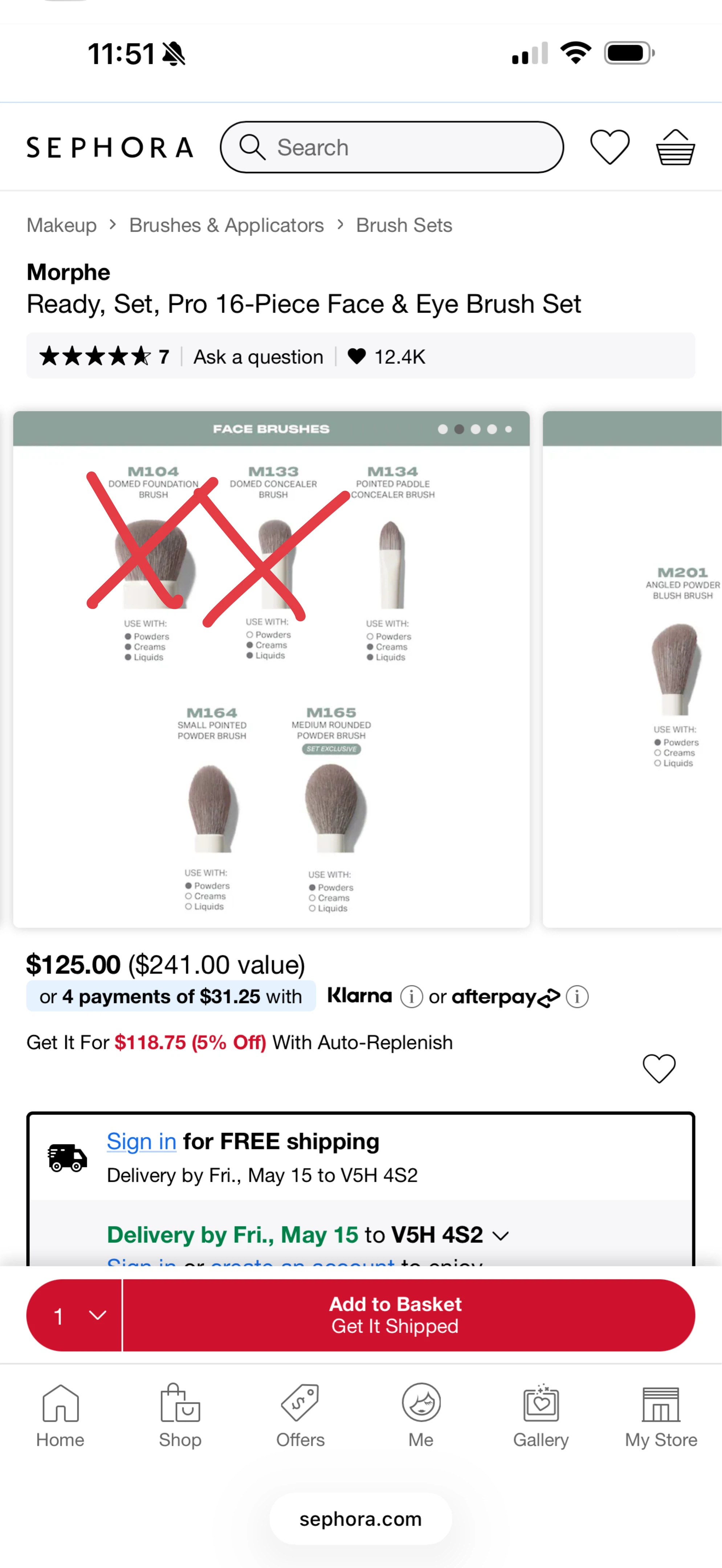 Morphe 16-Piece Ready, Set, Pro Face & Eye Brush Set - photo 5