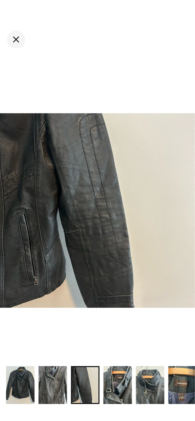 DANIEL Leather Biker Jacket - photo 3