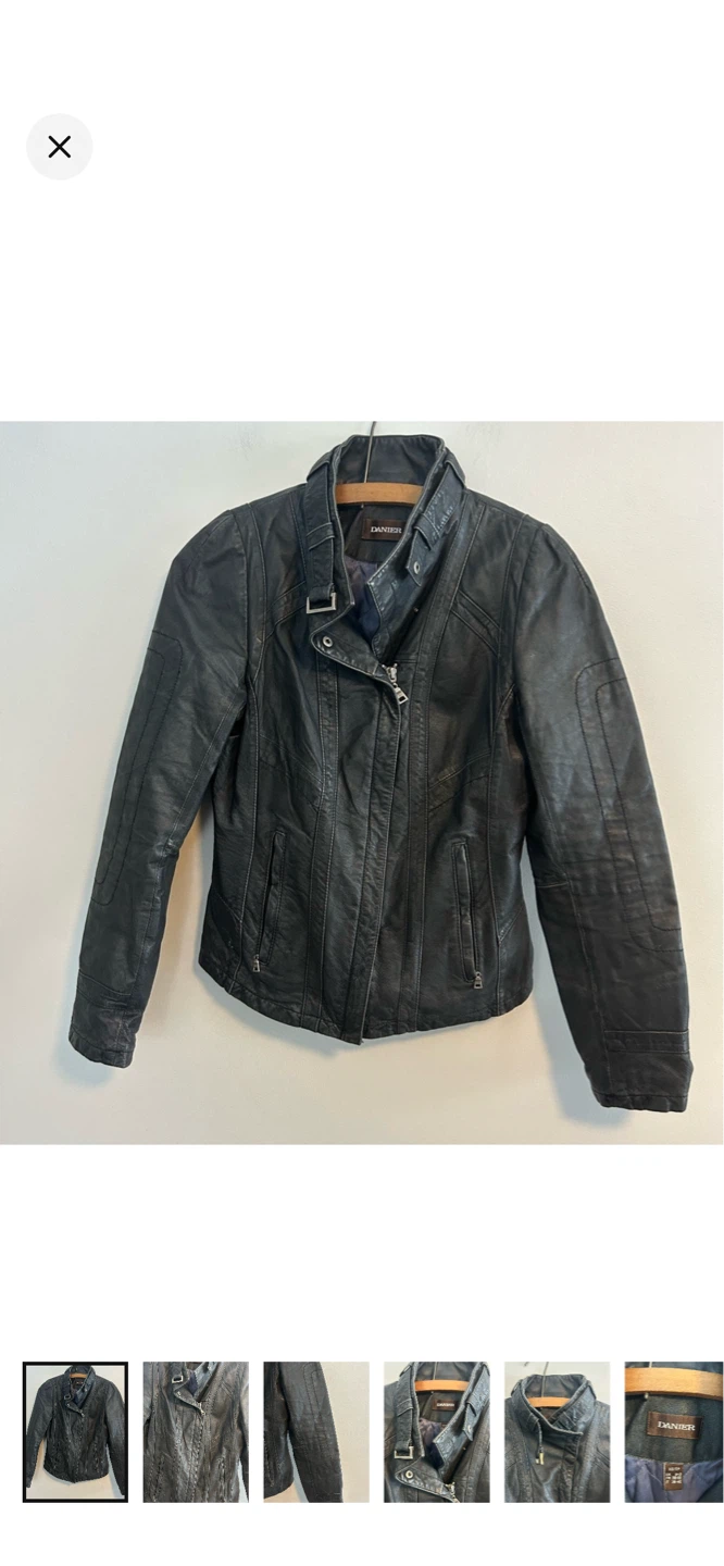 DANIEL Leather Biker Jacket