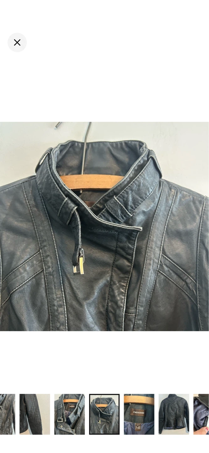 DANIEL Leather Biker Jacket - photo 5