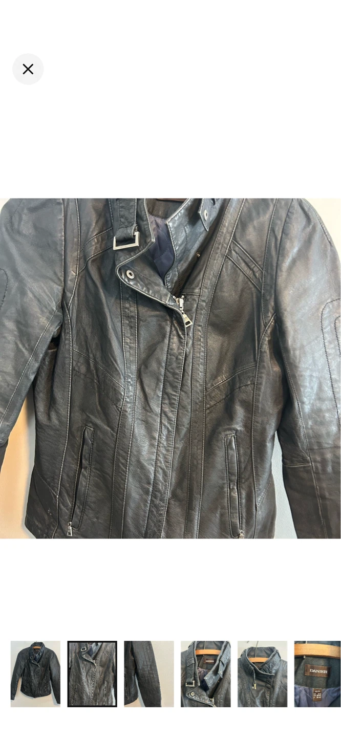 DANIEL Leather Biker Jacket - photo 2