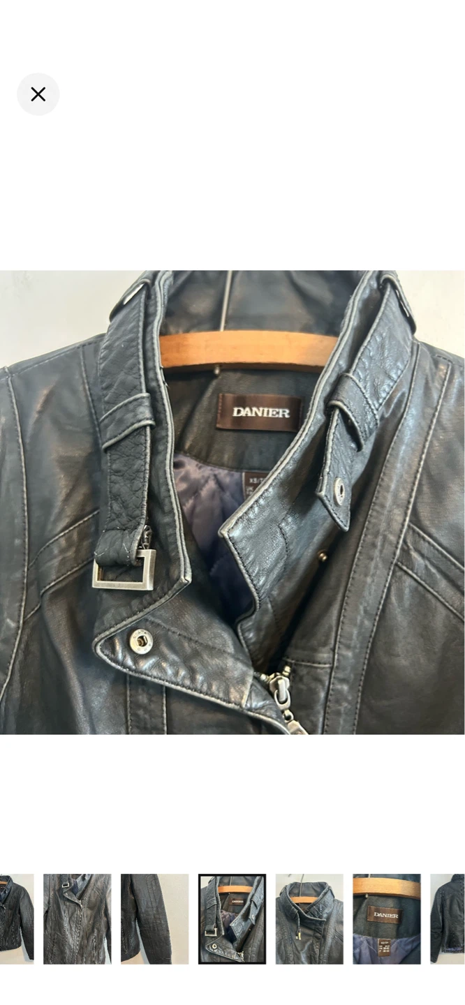 DANIEL Leather Biker Jacket - photo 4
