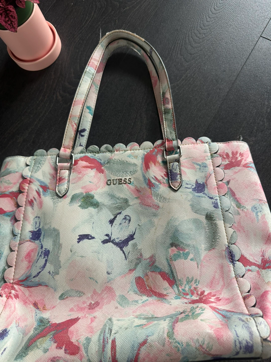 Guess Floral Tote Bag - photo 3