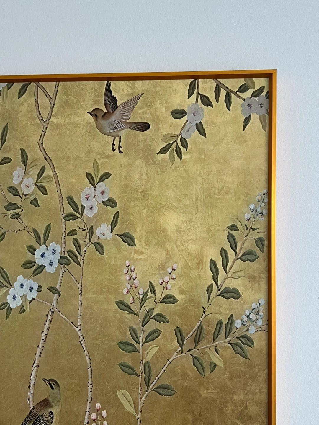 Gold Bird and Floral Wall Art - photo 2