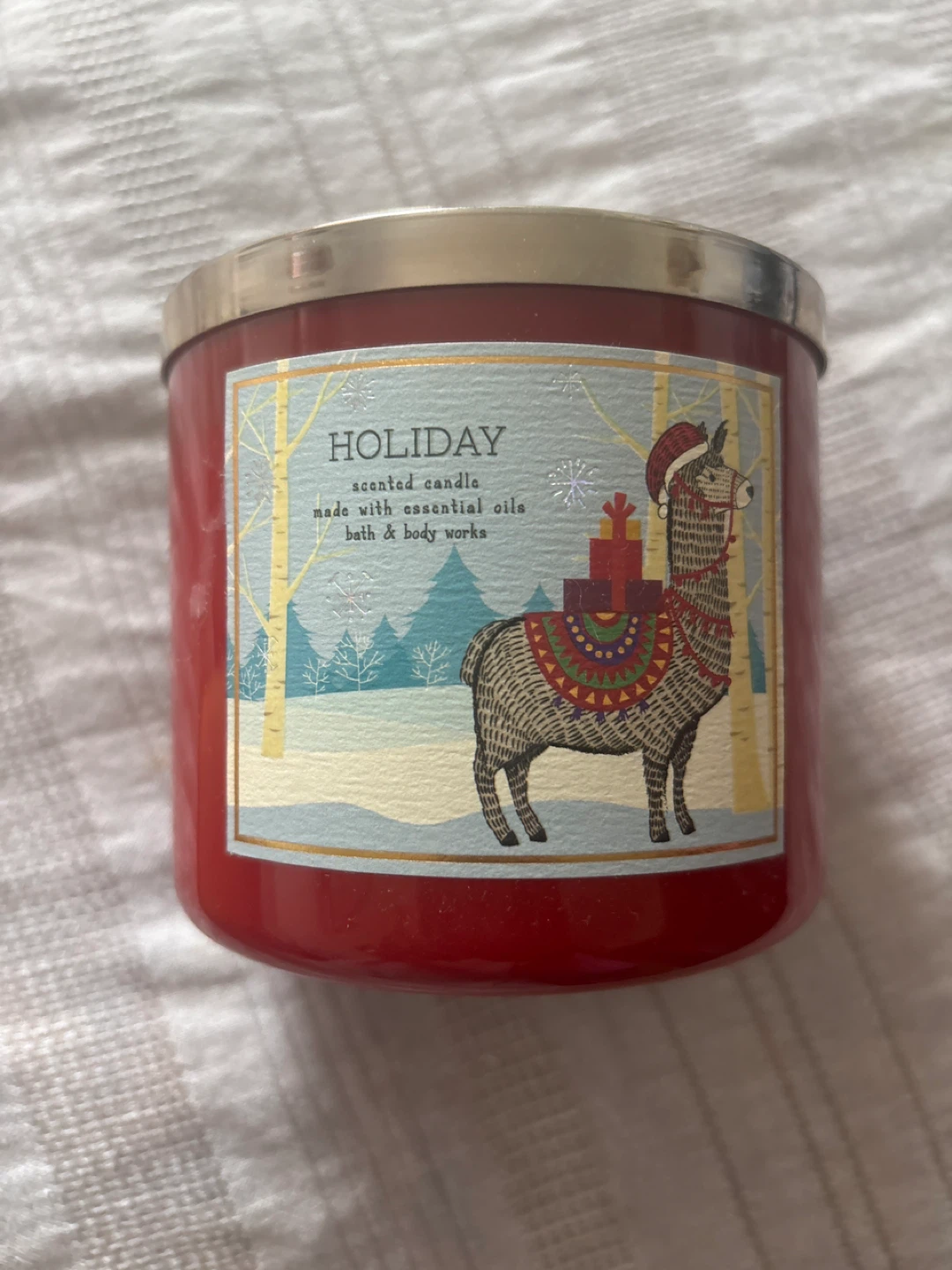 Bath & Body Works Holiday Candle - Red Cinnamon Stick