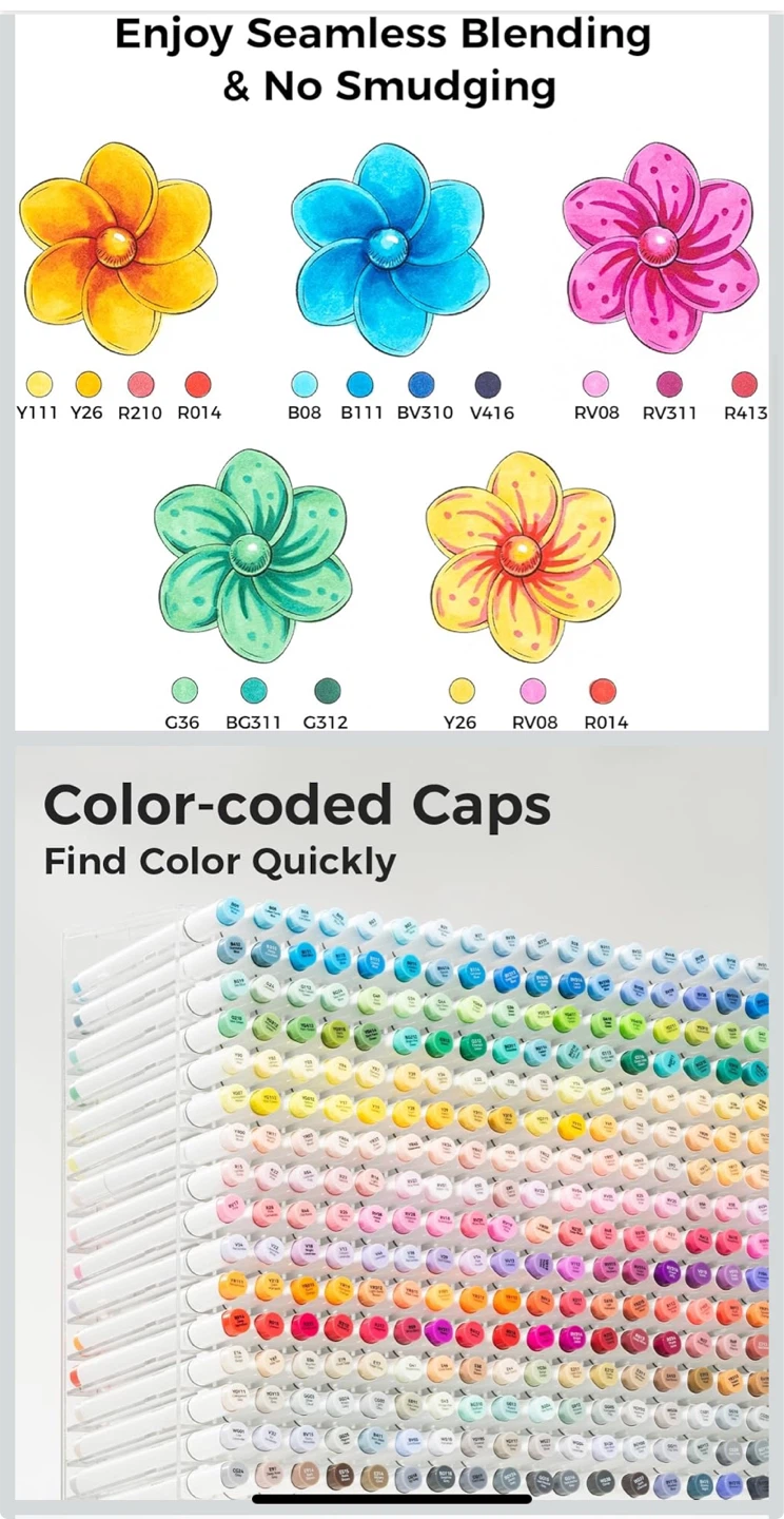 Ohuhu Honolulu B-02 73-Pack Art Markers - photo 3