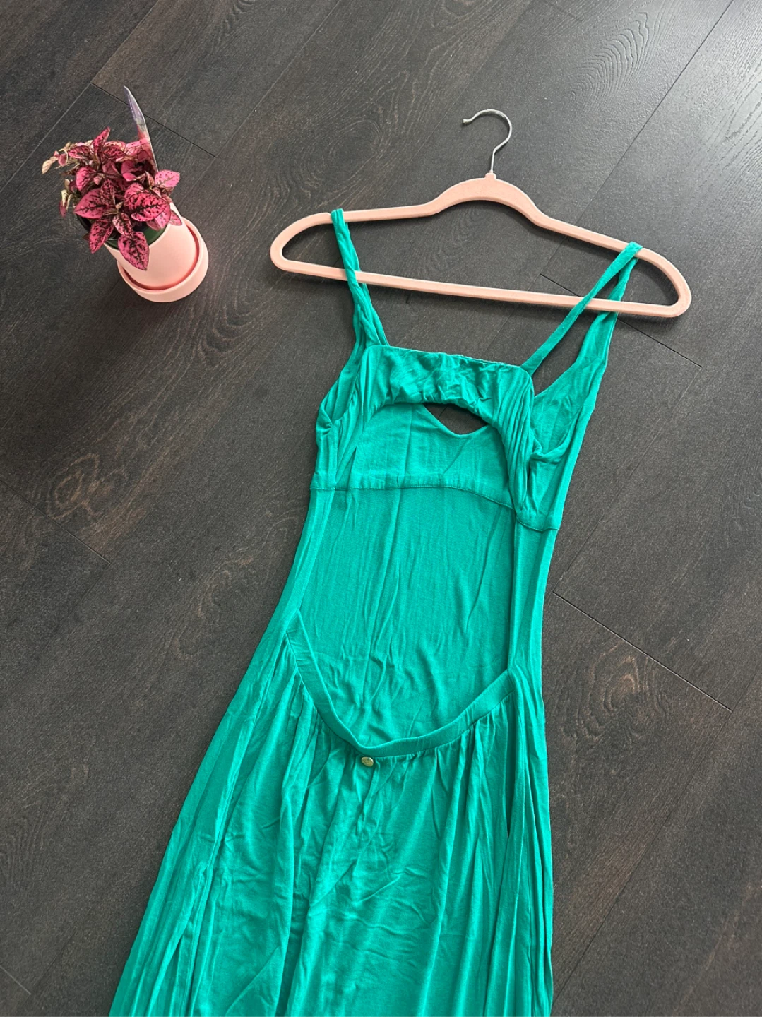 Women's Green Maxi Dress - photo 3