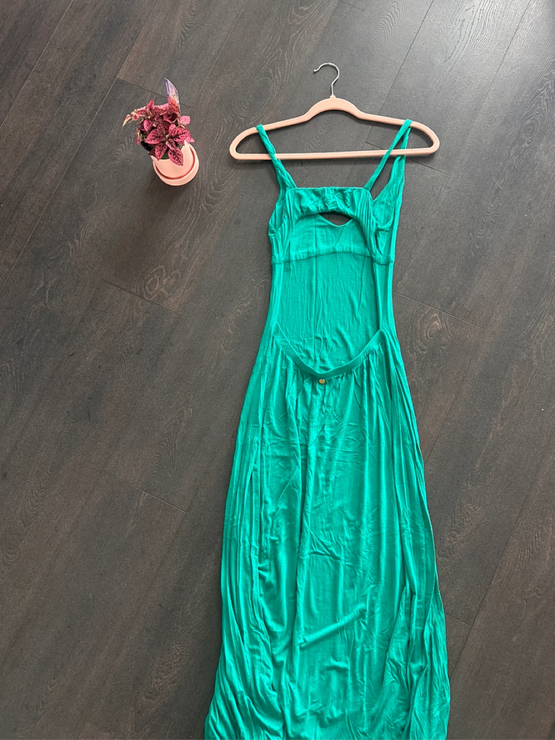 Women's Green Maxi Dress - photo 4