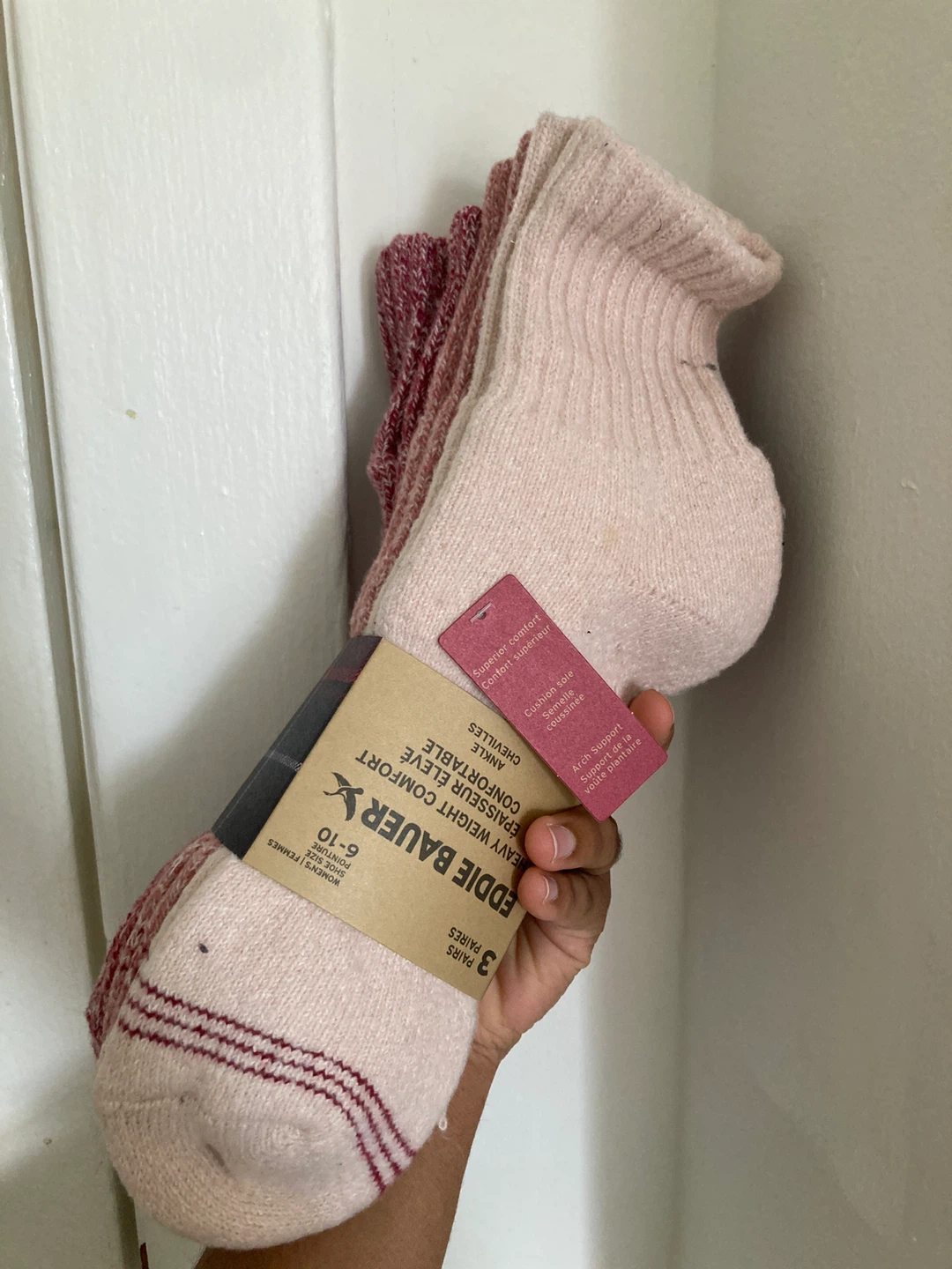 NEW Eddie Bauer Women's Ankle Socks - 3 Pairs - Size 6-10