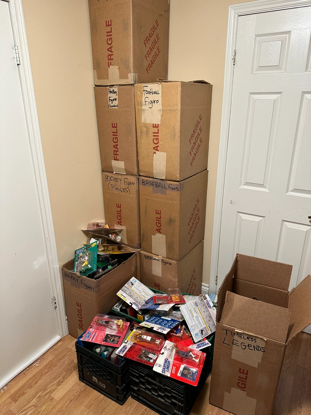 Hundreds of Vintage Starting Line-Up Figures for Sale