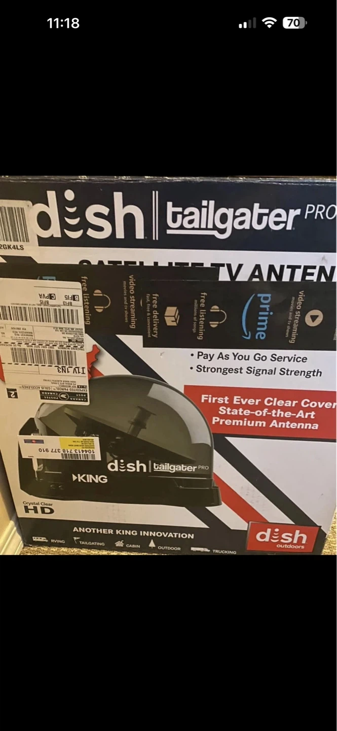 Dish Tailgater Pro Satellite TV Antenna