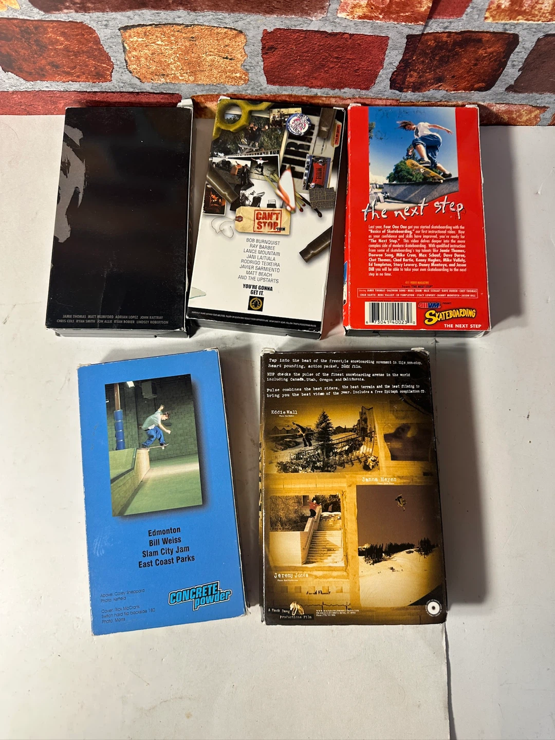 Collection of Skateboarding and Action VHS Tapes - photo 4