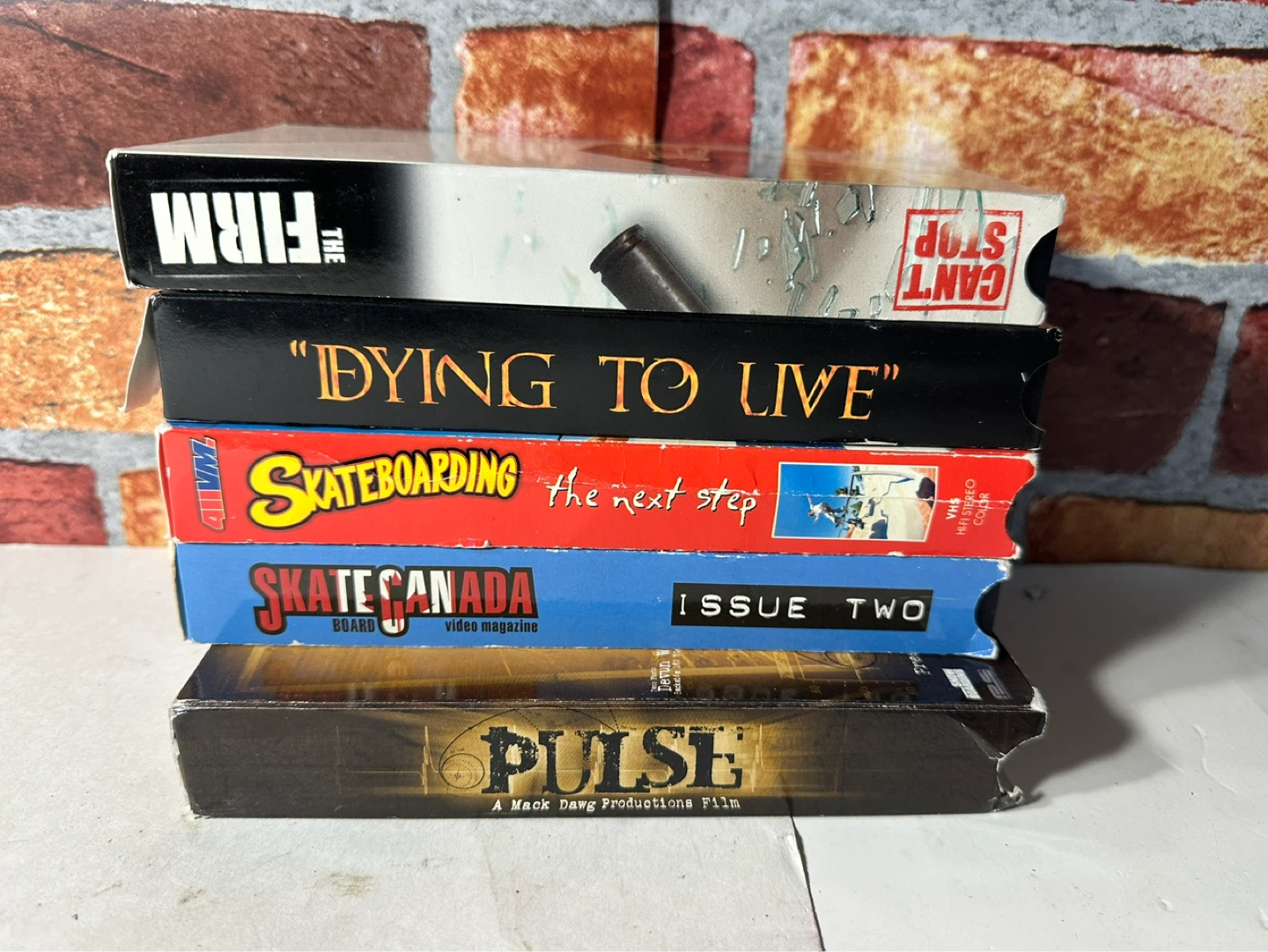 Collection of Skateboarding and Action VHS Tapes