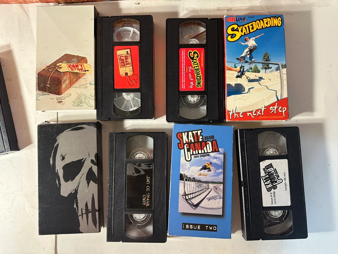 Collection of Skateboarding and Action VHS Tapes - photo 5
