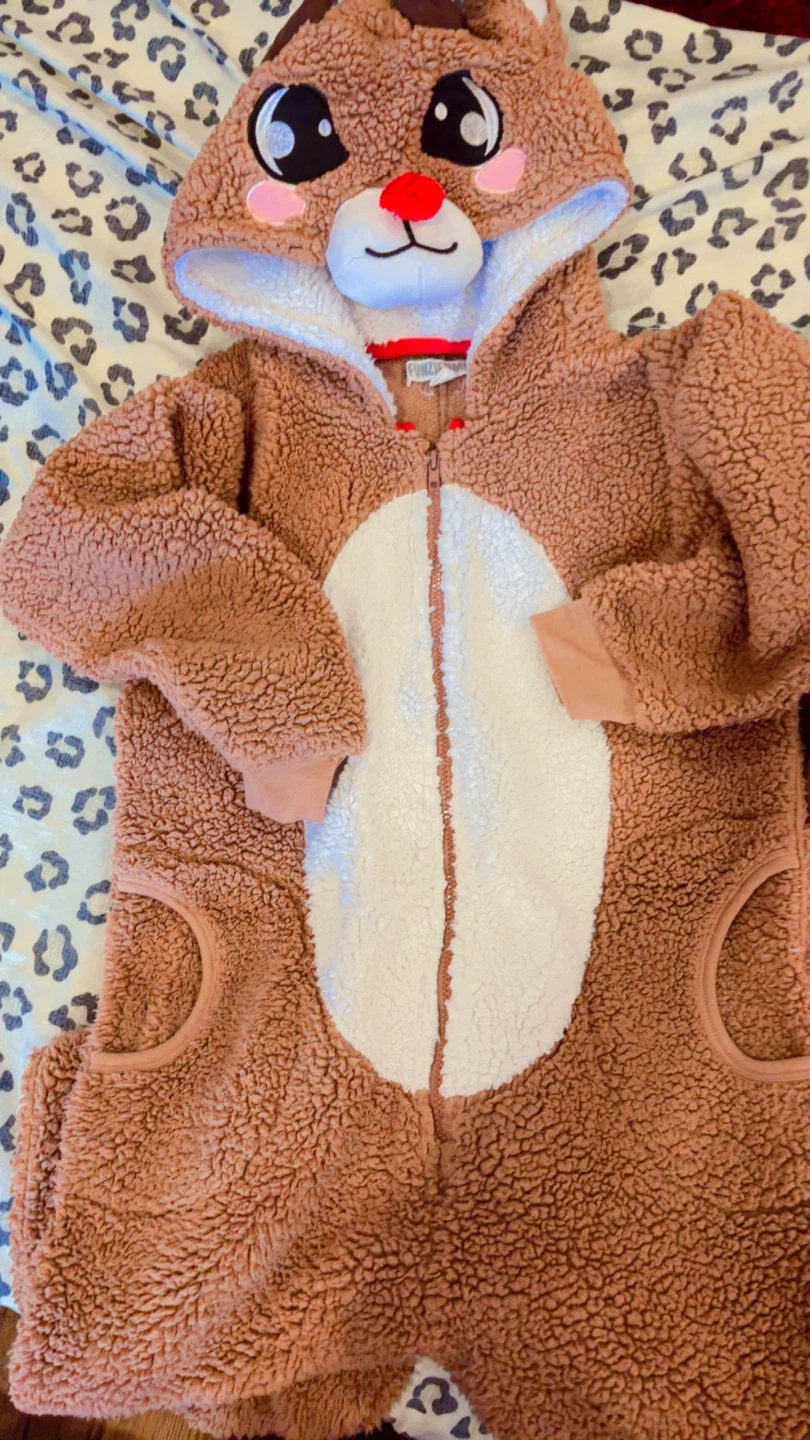 Kids Reindeer Onesie Pajamas - photo 2