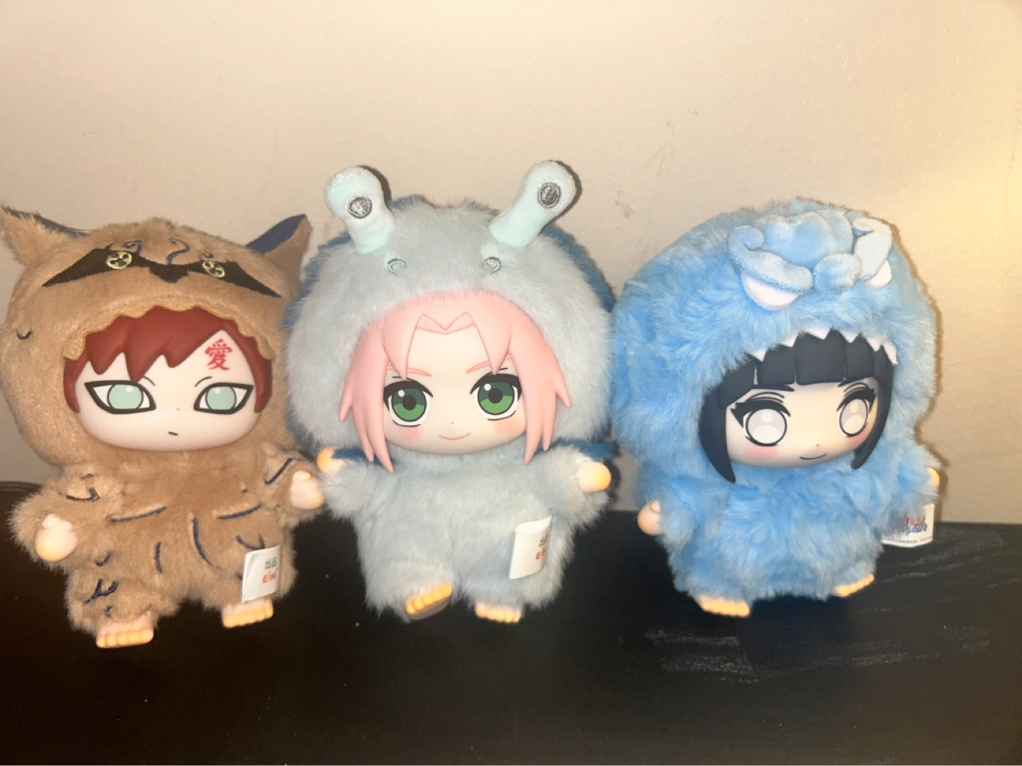Naruto Eaki Plush Dolls - Sakura, Gaara, Hinata - photo 2