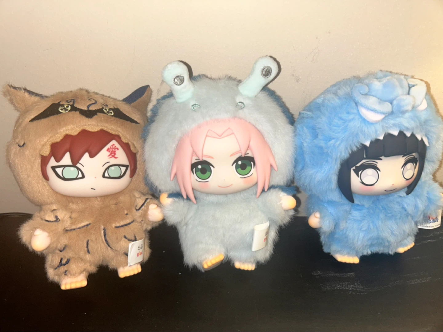 Naruto Eaki Plush Dolls - Sakura, Gaara, Hinata