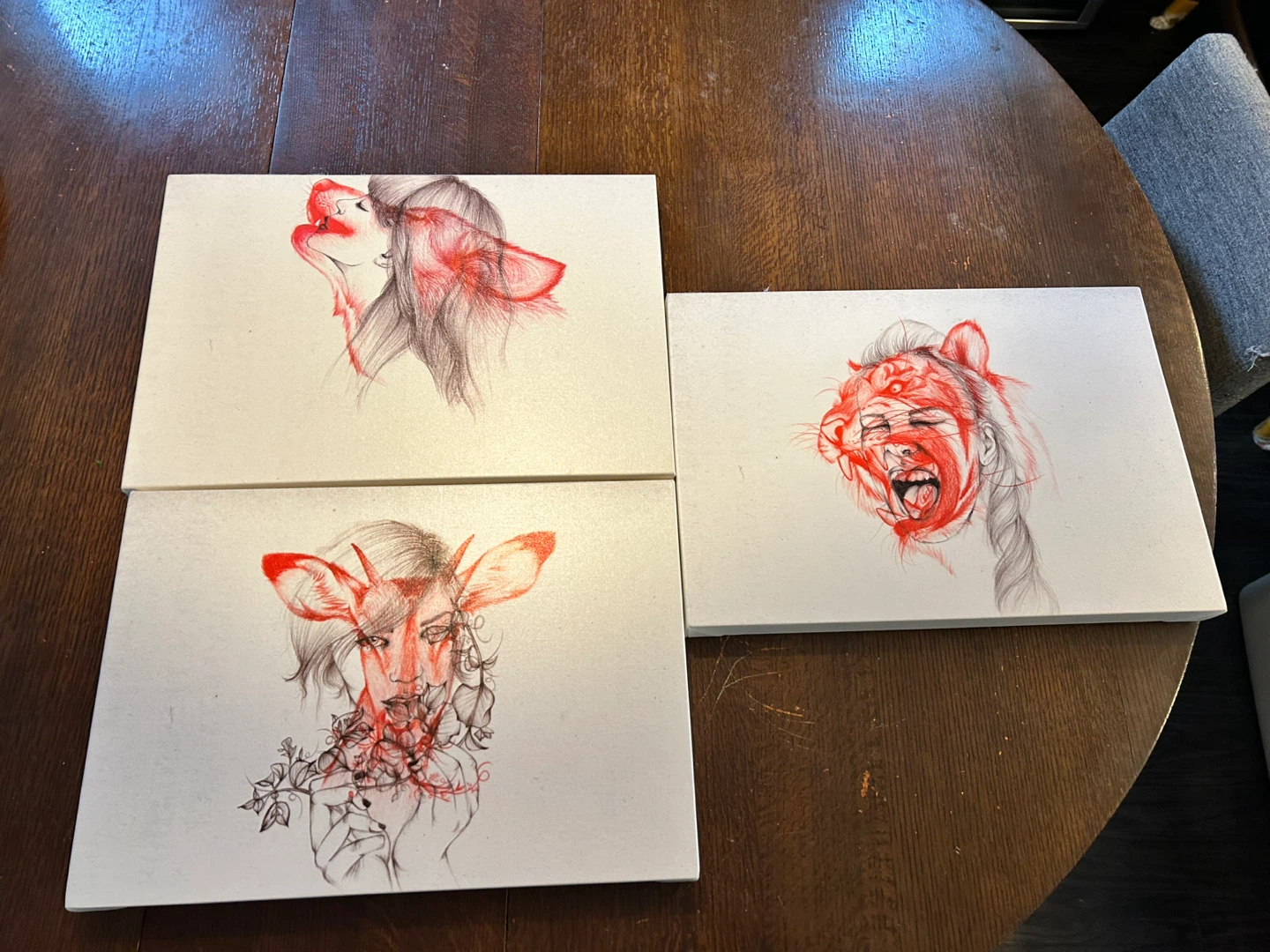 Set of 3 Society6 Art Canvases