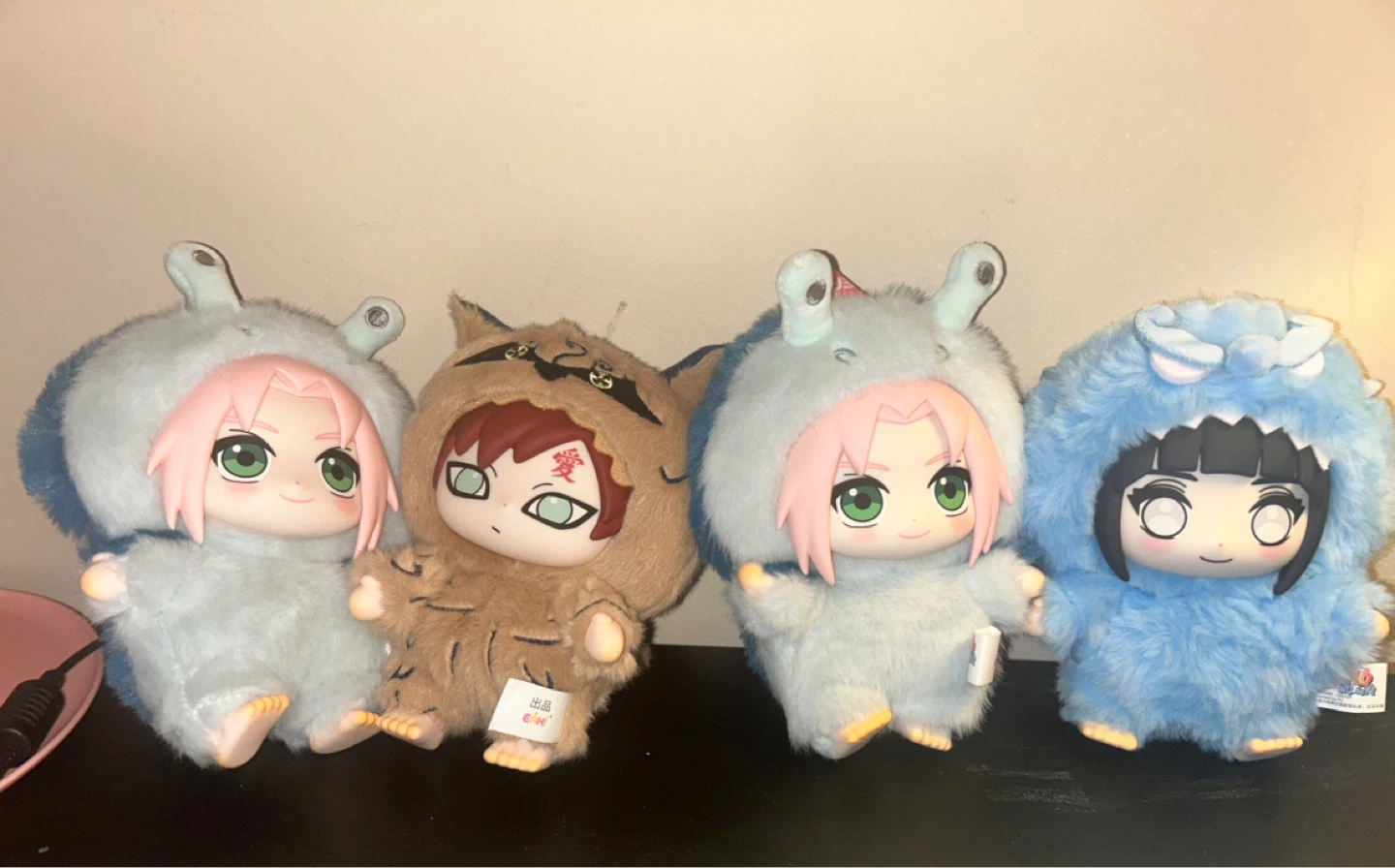 Naruto Eaki Plush Dolls - Sakura, Gaara, Hinata - photo 3