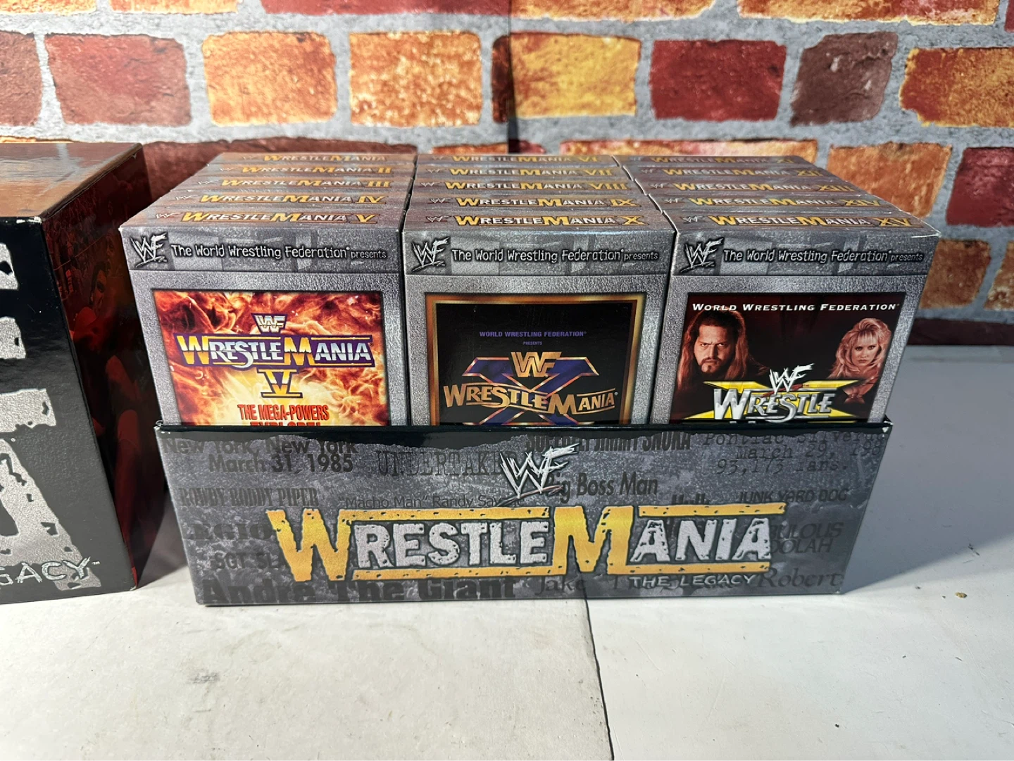 WWE WrestleMania The Legacy Collection Box Set VHS - photo 5