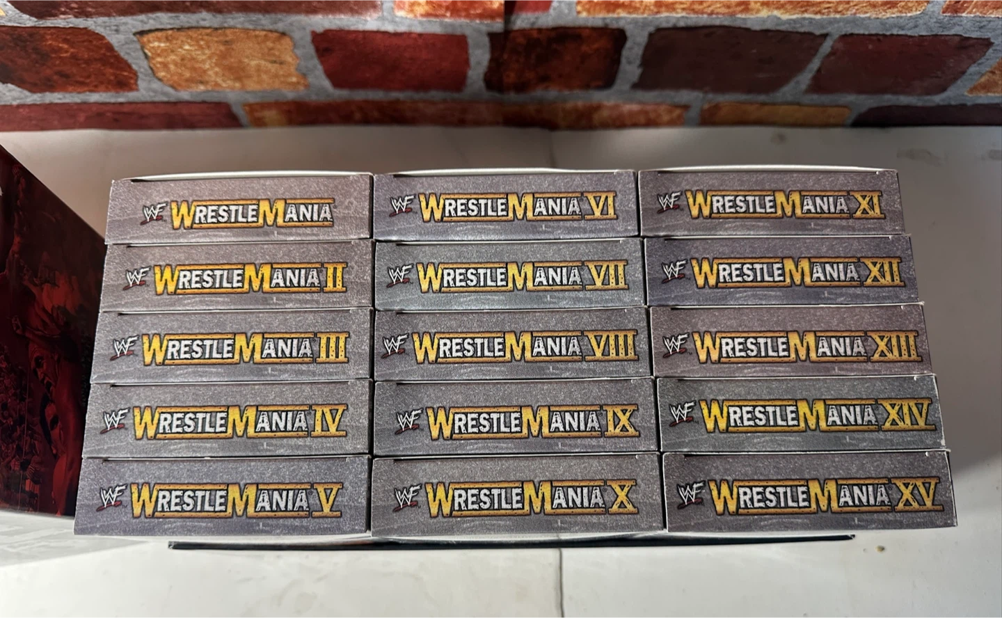 WWE WrestleMania The Legacy Collection Box Set VHS - photo 4