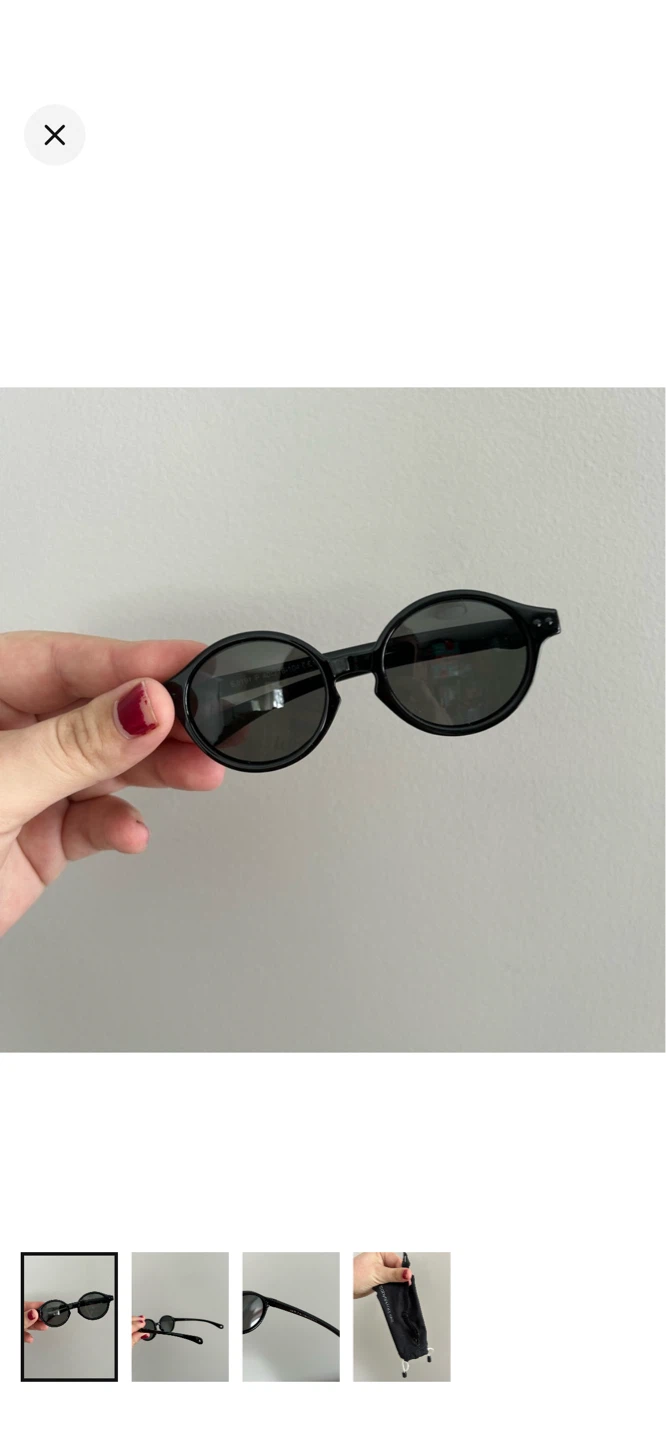 Black Sunglasses with Case