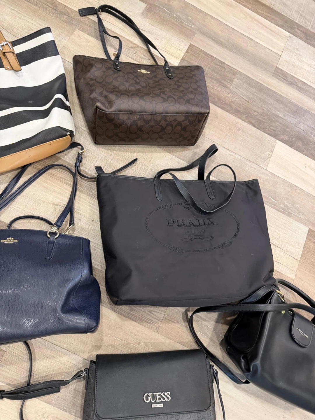 Assorted Designer Purses - Coach, Prada, Guess - photo 2