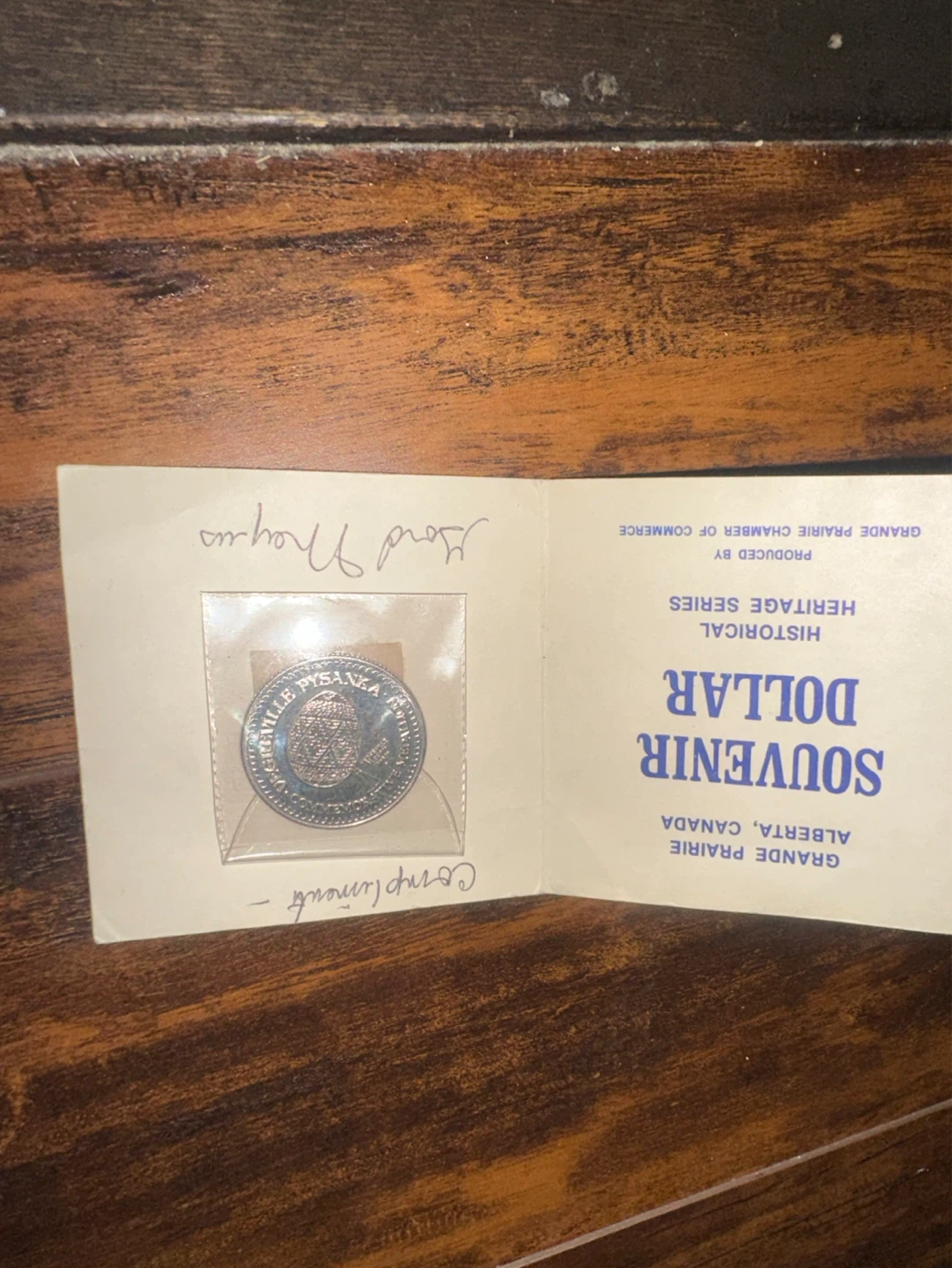 Grand Prairie Historical Souvenir Dollar - Trumpeter Swan - photo 2
