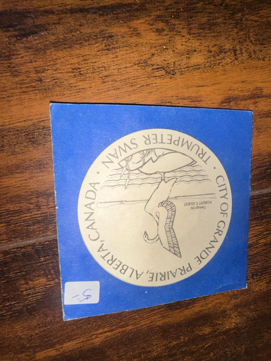 Grand Prairie Historical Souvenir Dollar - Trumpeter Swan
