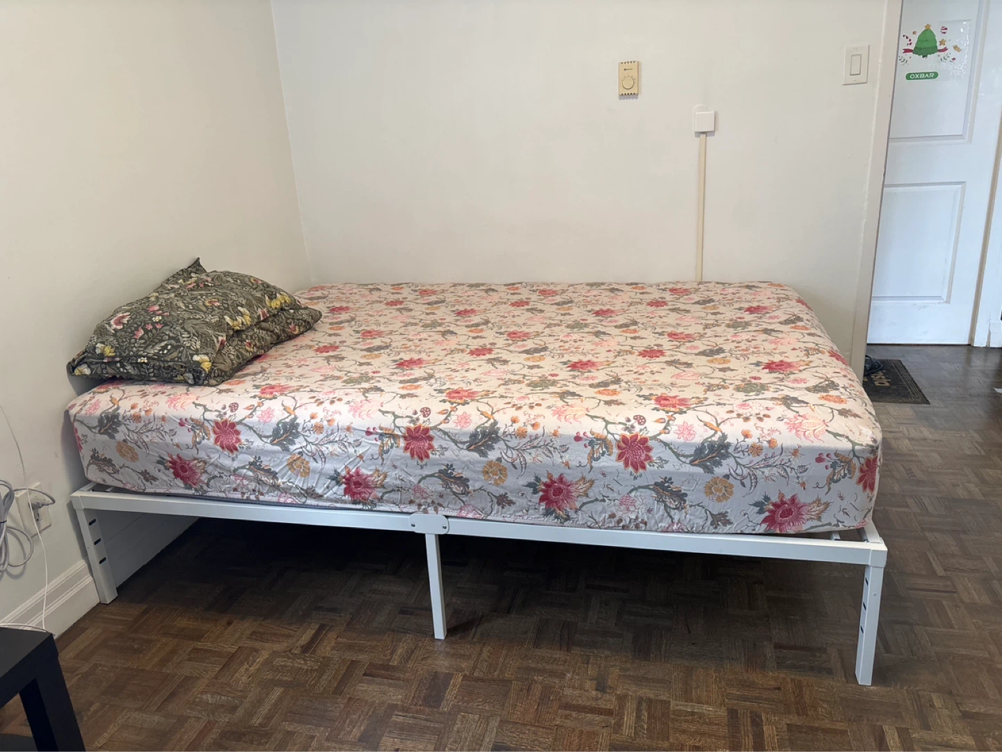White Metal Bed Frame