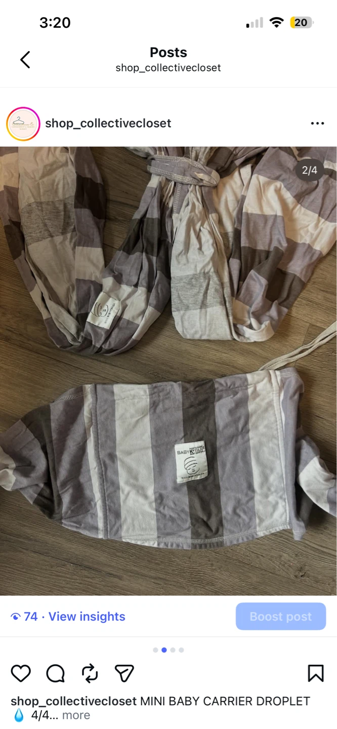 Baby K'tan Baby Carrier - photo 2