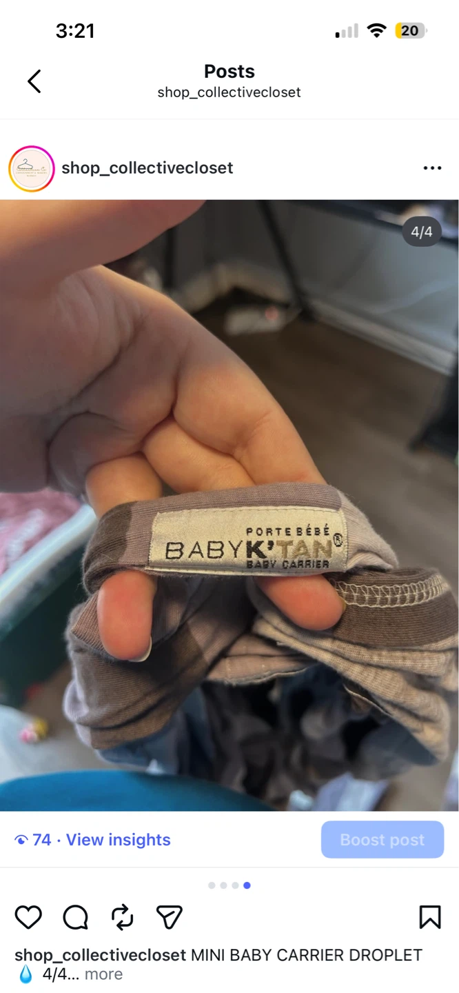 Baby K'tan Baby Carrier - photo 4