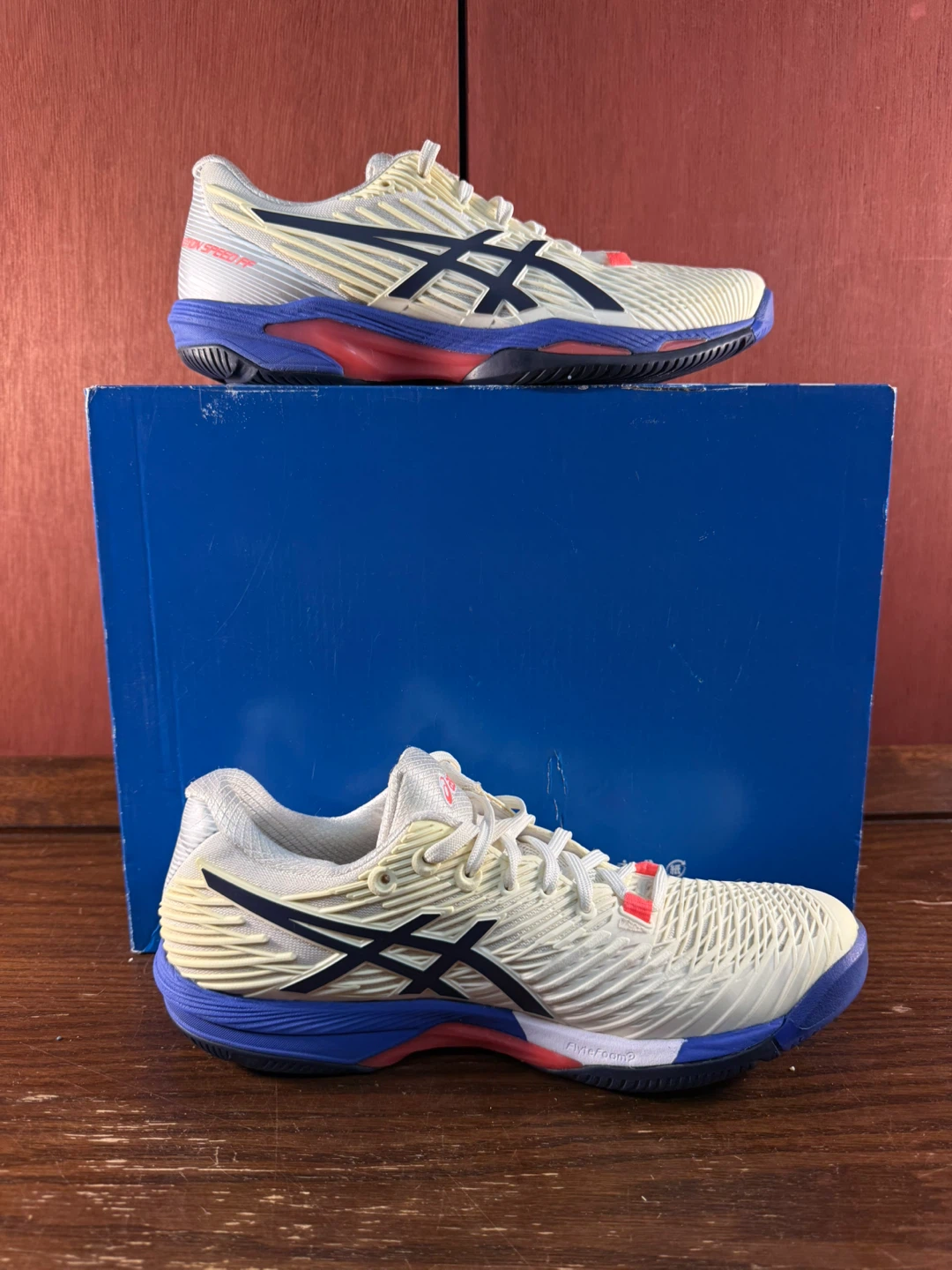 Asics Womens Solution Speed FF 2 White Running Shoes Size US 8,5 - photo 2