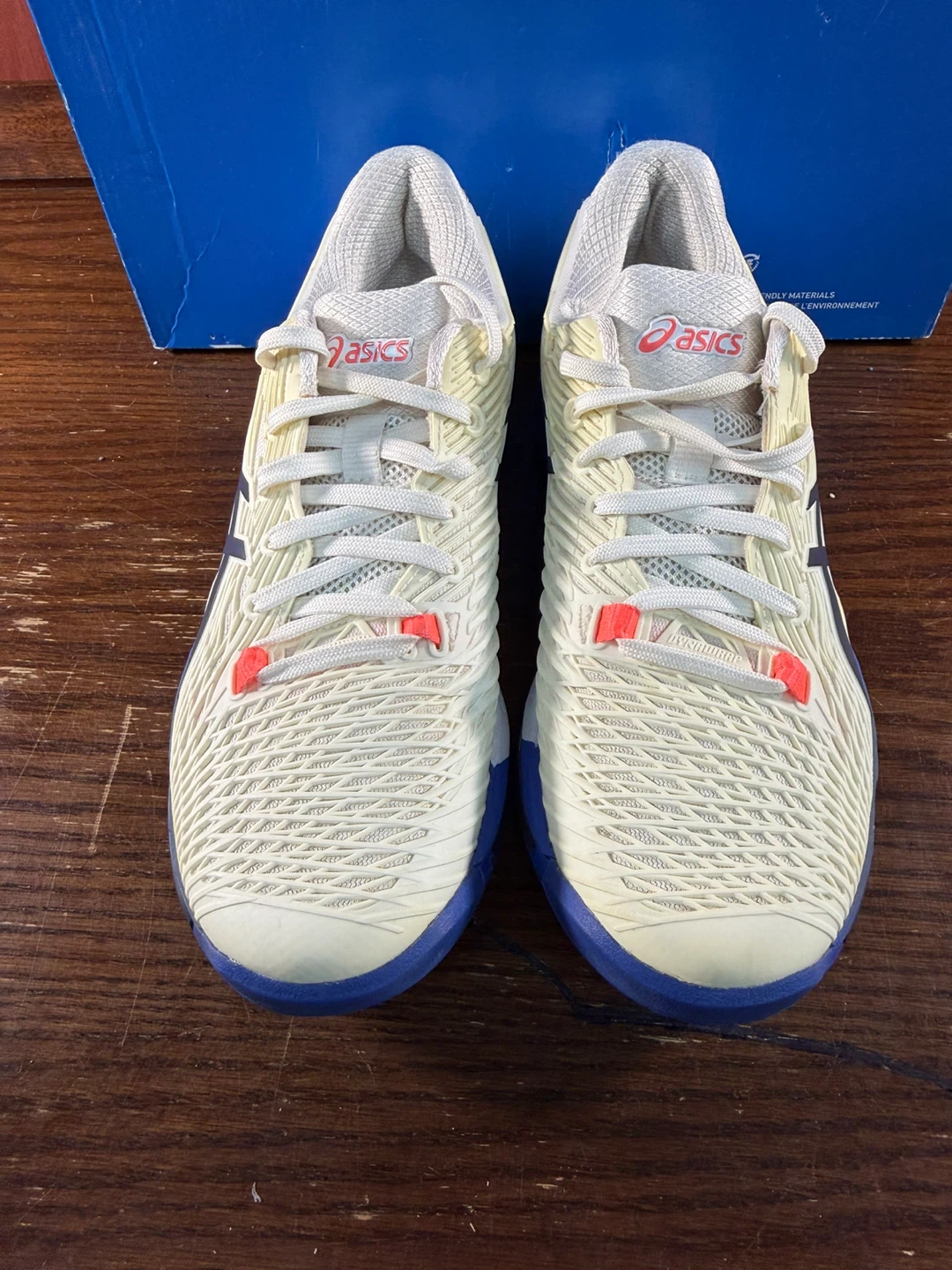 Asics Womens Solution Speed FF 2 White Running Shoes Size US 8,5 - photo 5