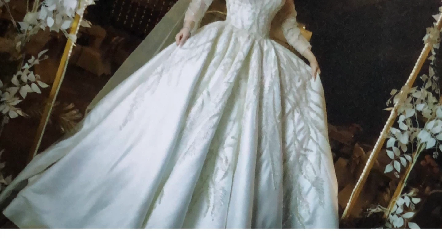 Wedding Dress with Veil
