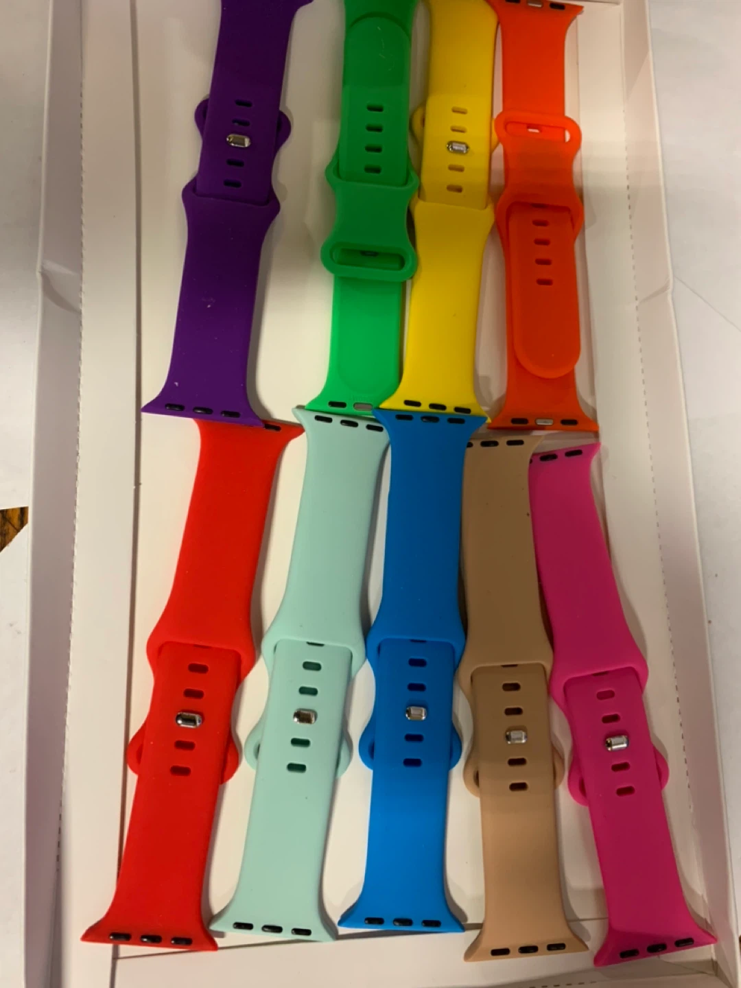 Assorted Silicone Apple Watch Bands (3$ each)
