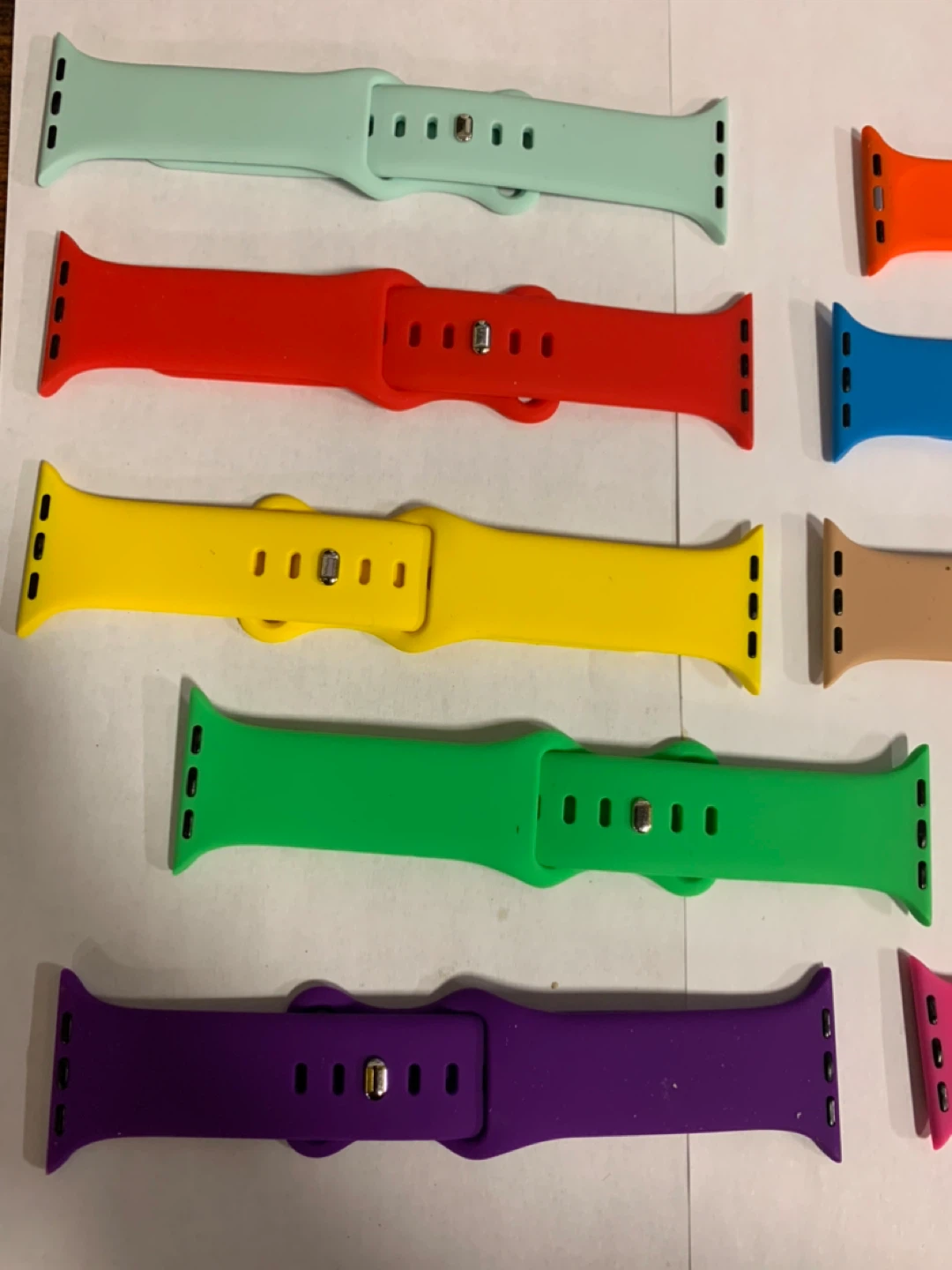 Assorted Silicone Apple Watch Bands (3$ each) - photo 4