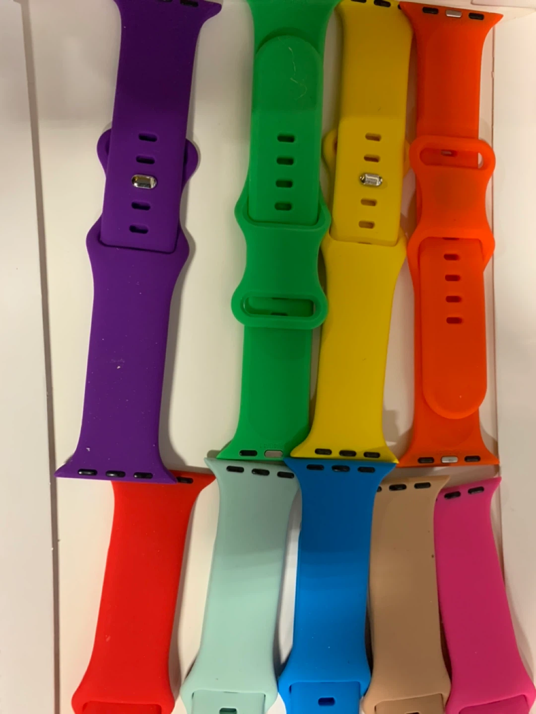 Assorted Silicone Apple Watch Bands (3$ each) - photo 2