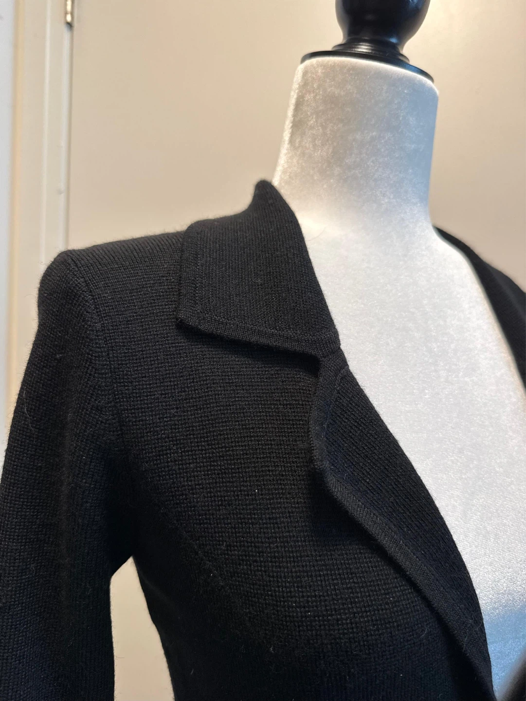 Marks & Spencer Black Wool Blend Dress UK 8 - photo 3