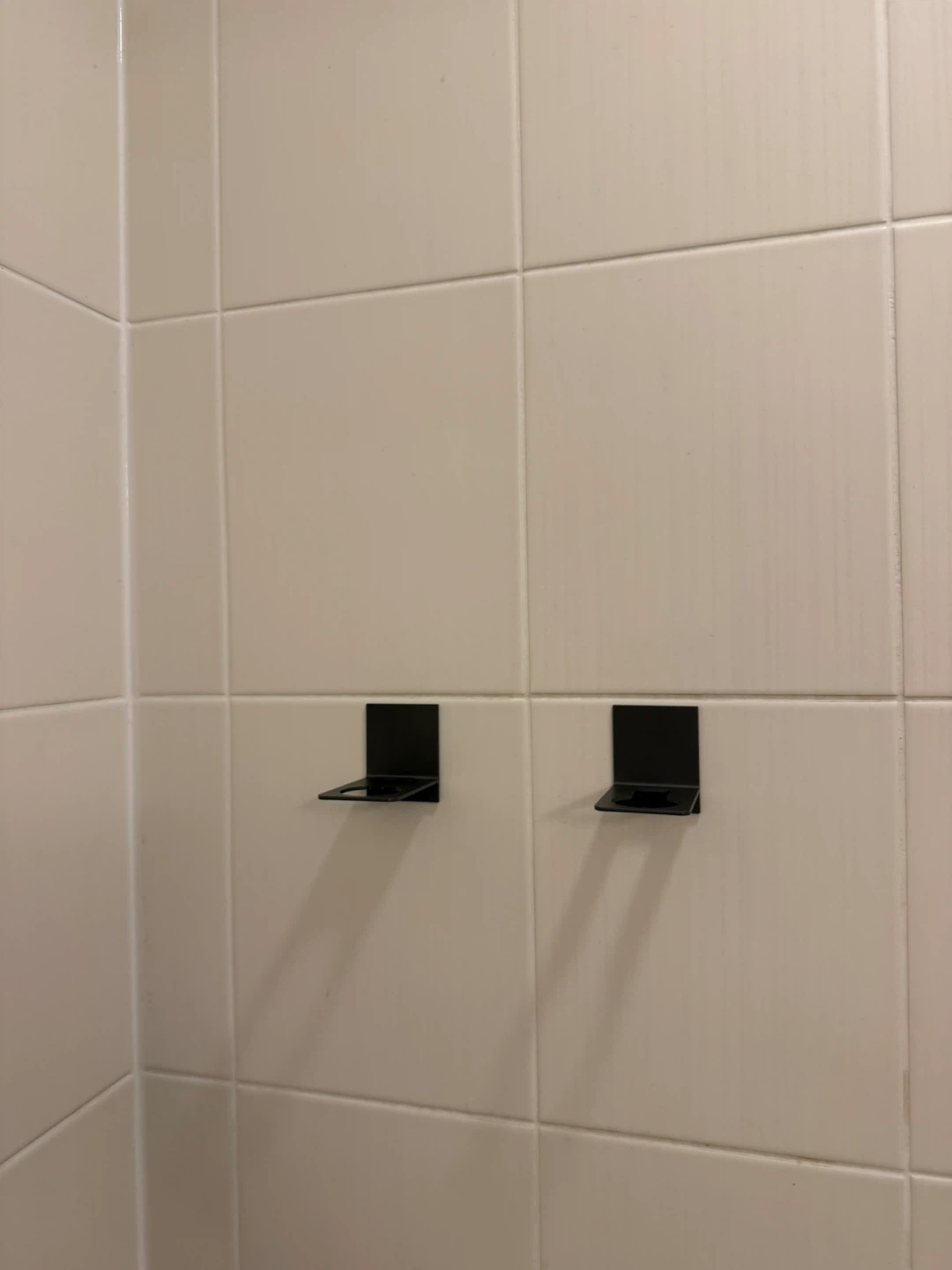 Black Metal Shower Caddy Shelves (2 Pack) - photo 4