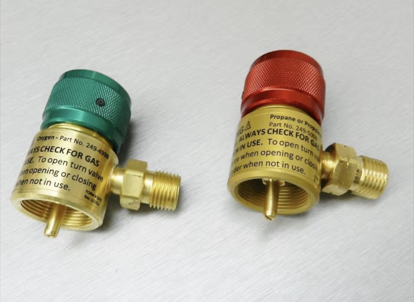 Smith Equipment Oxygen & Propane Regulator Adapters
