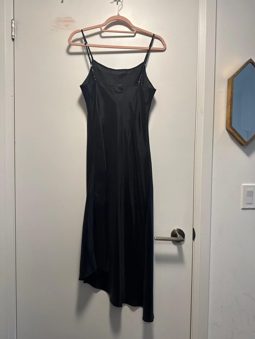 Vintage MOISELLE Black Slip Dress - photo 2