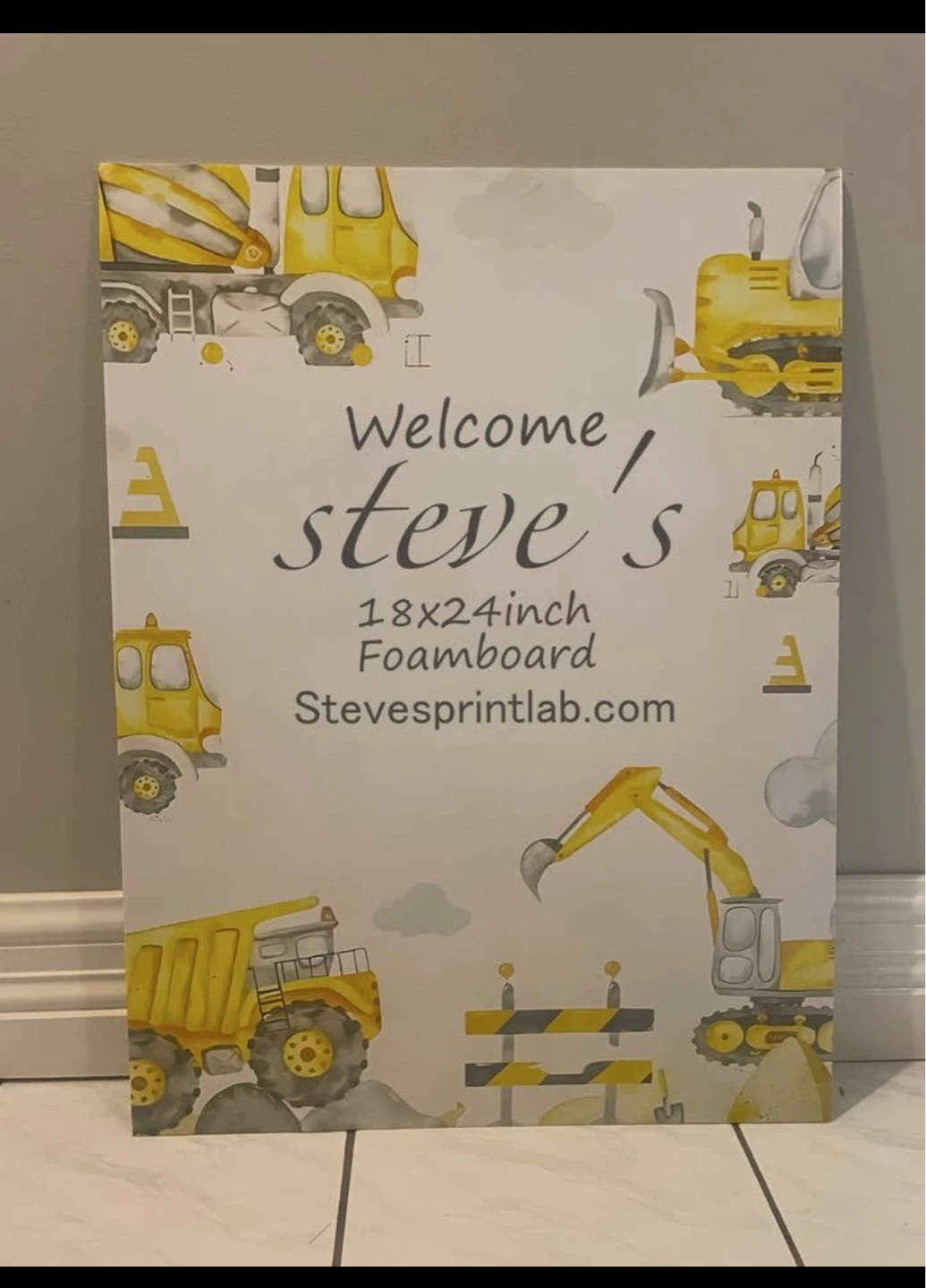 Foam Board Sign printing