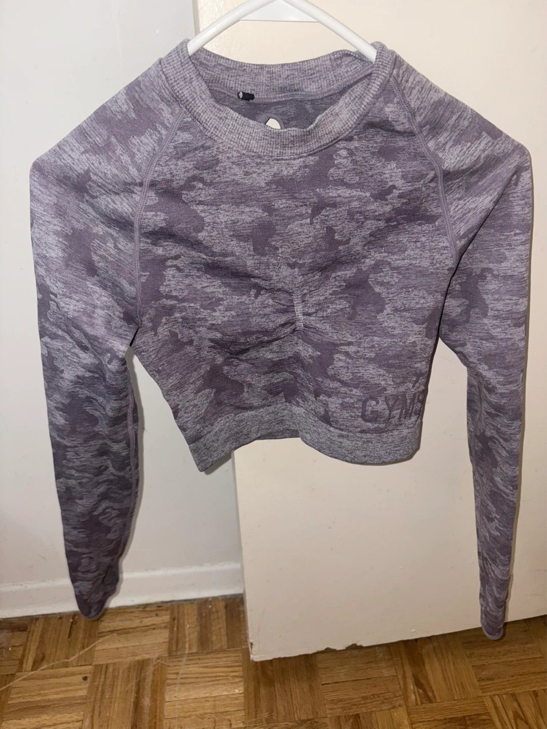 Gymshark Camo Seamless Crop Long Sleeve