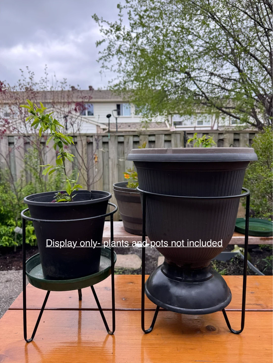 Metal Plant Stand 12” and 10” Indoor Outdoor - photo 2