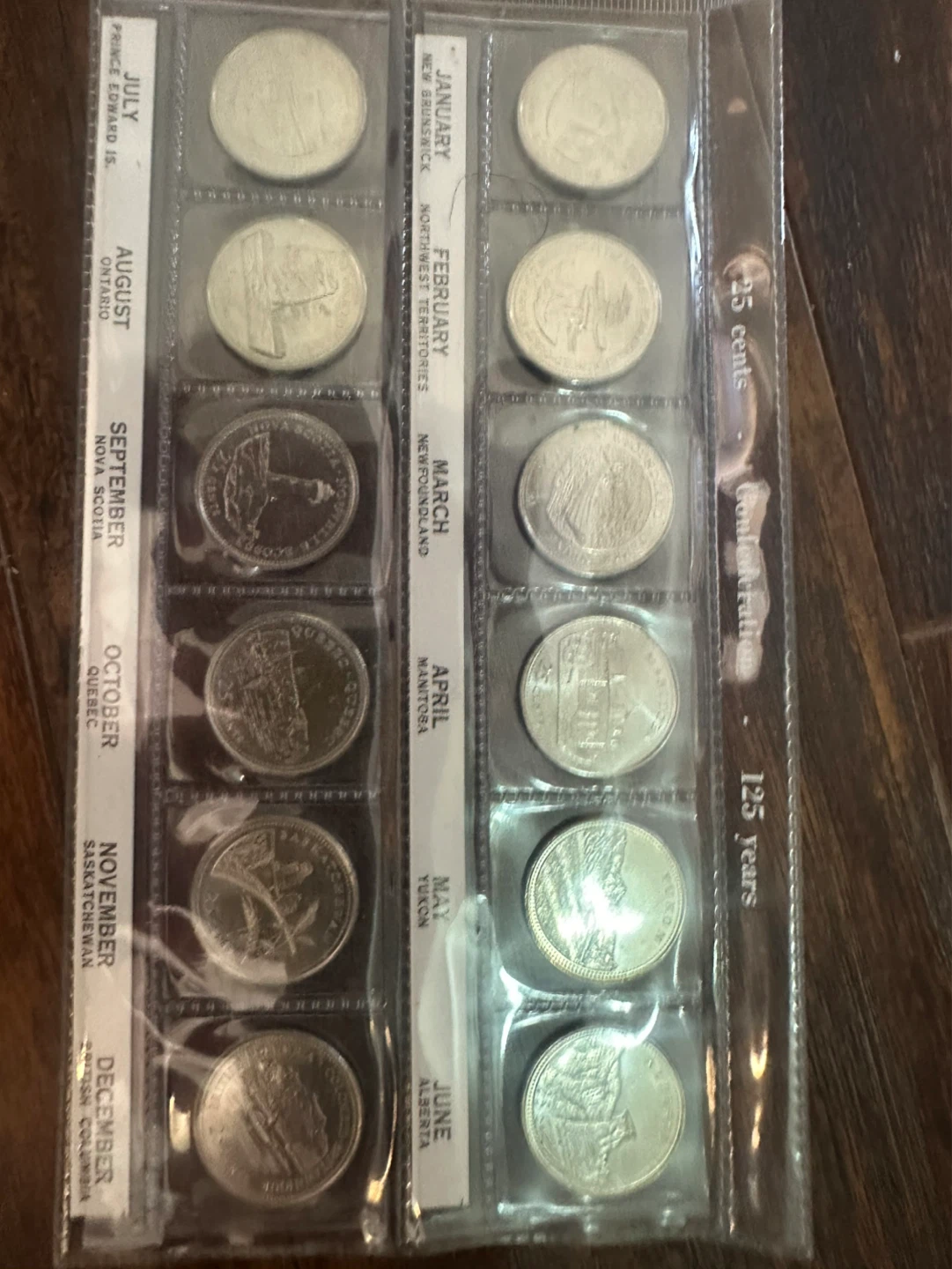 Canadian 25 Cents Coin Collection - 125 Years of Confederation - photo 5