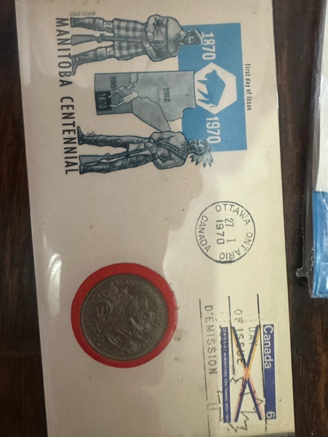 Manitoba Centennial First Day Cover & Banknotes